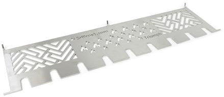 Grillrost.com Das Original Edelstahl Warmhalterost für Napoleon - Triumph 410 - mit 9 Keulenhaltern