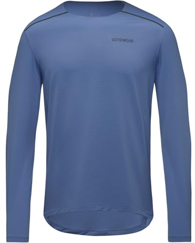 GOREWEAR Mens Contest 2.0 Long Sleeve Tee Shirts, Cargo Blue, S EU