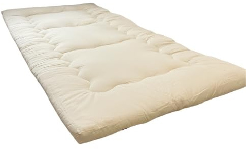 FJOADNVM Matratze Futon-Matratze, verdickte Tatami-Matte, Isomatte, faltbar, Bodenschlaf-Gästebett for Reisebettwäsche, Einzelbett(70x200cm)