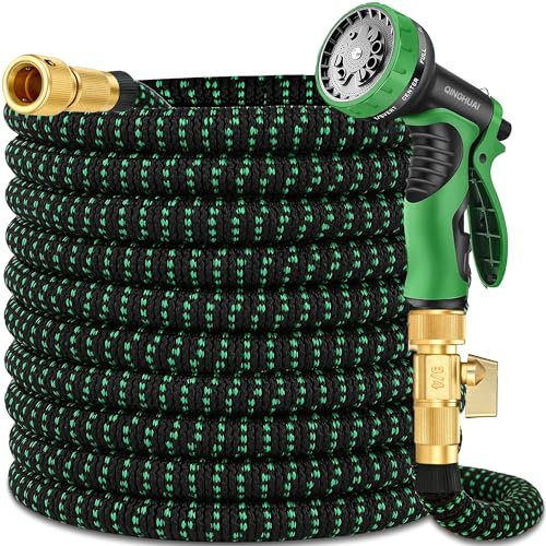 Expanding Garden Hose Pipe 25 ft - Expandable Garden Hose Leak-Proof with 4 -Layer Latex Core - 2026 Version/New Patented,Lightweight, Durable, No-Kink Flexible Retractable Water Hose Pipes