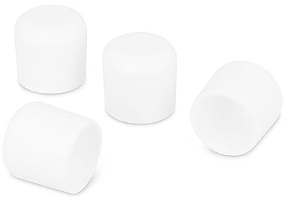 GleitGut 4 x Embouts Tube 22 mm Embout Pied de Chaise Blanc Capuchon Chaise