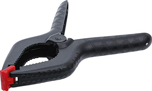 BGS Diy 1840 | Leimzwinge | 230 mm | Spannbereich 0 - 80 mm | bewegliche Spannbacken | Feder-Klemme | Feder-Zwinge