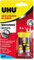 UHU Sekundenkleber blitzschnell MINIS gel 3x1g mit Box