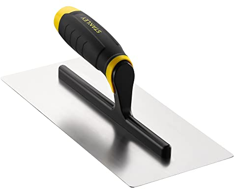 Stanley Glättkelle (abgerundete Ecken, rostfreier Stahl, 130 mm Klingenlänge, 280 mm Klingenbreite) STHT0-05898