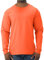Jerzees Men's Adult Long Sleeve Tee, Safety Orange, Medium