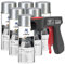 AUPROTEC Pistolengriff + Normfest Aluminium Grundierung Alloy Alu Grund Aluspray 600°C hitzebeständig Spray 6x 400ml