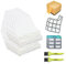 Figevida Kit 12 Sacchetti Compatibili Per Vorwerk Folletto VK135/136 + 12 Profumini + 2 Filtri Griglia Motore + 2 Filtri HEPA + 2 Spazzolini - Garanzia 24 Mesi