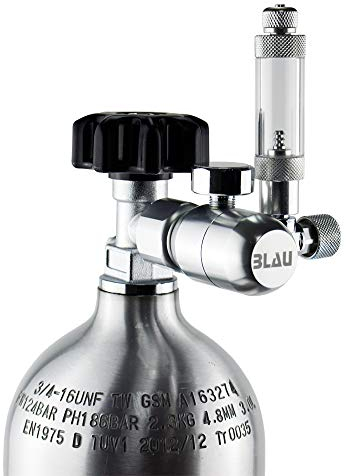 Blau Aquaristic 7780084 Kompakter Regler mit Blasenzähler