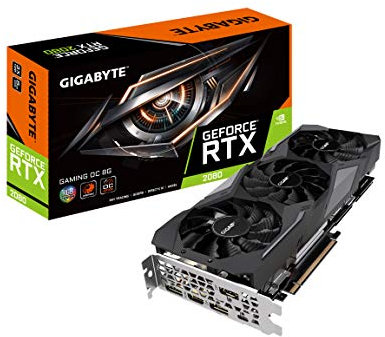 Gigabyte GV-N2080GAMINGOC-8GC scheda video GeForce RTX 2080 8 GB GDDR6