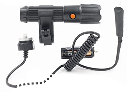 Torcia tattica professionale con puntatore laser rosso