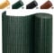INMOZATA PVC Garden Screening 1m High Privacy Fence Screening Privacy Protective Screens for Garden, Backyard, Balcony, Terrace (Green,1x3m)