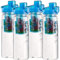 Rosenstein & Söhne 4er-Set Tritan-Trinkflaschen mit Fruchtbehälter, BPA-frei, 800ml, blau (Mitbringsel)