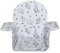 Schardt - Sitzverkleinerer Origami Black - Für Baby Hochstuhl - Sitzkissen für Kinder - Mit Komfortablen Armlehnen - Geeignet für Hochstuhl X-TRA - Abwaschbare Sitzauflage - Rückseite Weiß Foliert