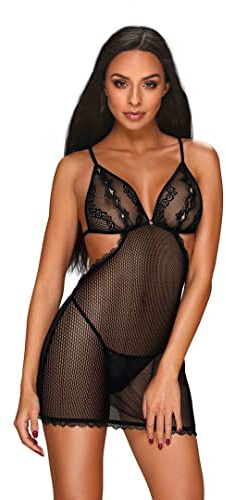 Obsessive Dessous-Set-OBS1548 Erotische Dessous-Sets Schwarz Einheitsgröße