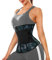 CHUMIAN Damen Bauchweggürtel Fitnessgürtel Verstellbare Neopren Sauna Gürtel Schwitzgürtel Taille Trimmer Body Shaper Bauchgürtel Waist Trainer zur Sport Fitness Korsett (Schwarz, XL)