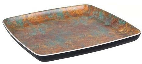 Viejo Valle Piatto Goji Melammina Schwarz (27 x 27 x 2,5 cm)