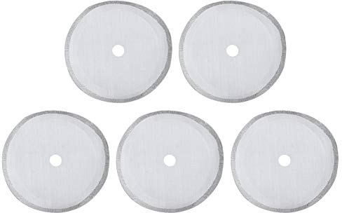 Hztyyier Filtre à Café en Acier Inoxydable 304 Accessoire de Filtre de Maille de Cafetière Détachable Portable(Petit-350ml) Maille de Cafetière 5 Pièces Coffee Cups