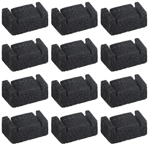 12 Pieces Cat Water Fountain Foam Filters Replacement Sponge Filter for Cat Water Fountain, Cat Fountain Foam Filter for 85oz/2.5L Automatic Drinking Water Dispenser
