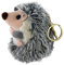 Ntcpefy Mignon HéRisson en Peluche Porte-CléS Portable Pendentif Porte-CléS HéRisson Pompon Anneau Pendentif en Peluche Gris Anime Fourrure Cadeaux