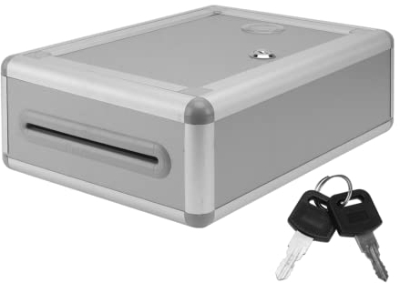 Spendenbox Mit Schloss Vorschlagsbox mit Schloss , Metall-DropBox, Wandbehang, Briefkasten, Inter, , Briefkasten, Spendenbox, Dekoration für , Schule, , 20,3 cm Klares Schlie?fach