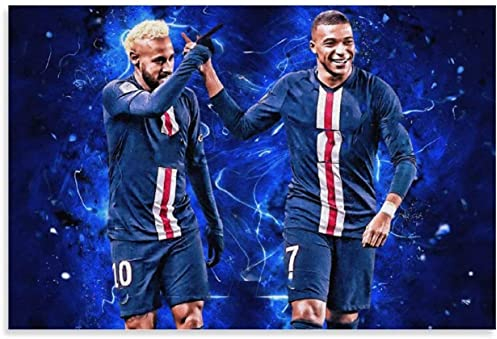 BLIJR Holz Puzzle 1000 Teile Kylian Mbappé x Neymar Puzzles für Erwachsene und Kinder anspruchsvoll 1000 Piece 29.5x19.6inch(75x50cm) Kein Rahmen