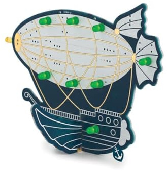 Whadda Lötbausatz, Zeppelin, im Retro-Design