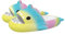 GULAKY Cloud Shark Slides Pillow Slippers Damen/Herren Hausschuhe Unisex Badeschuhe für Sommer,Rainbow,36.37