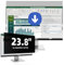 Computer Monitor Sichtschutz 23.8 Zoll Seitenverhältnis 16:9, Anti Blaulicht Blendschutz Displayschutz, Abnehmbarer Blickschutzfolie Sichtschutzfilter Kompatibel mit Lenovo/HP/Dell/Acer/Samsung/Asus