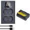 Uwayor NP-W235 Camera Battery Charger Set Replacement Battery Kit Battery Charger for X-H2S X-H2 GFX 50S II GFX 100S Fujifilm X-T4 X-T5VG-XT4 (NP-W235-LED)
