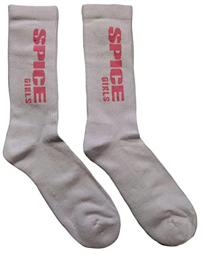 Spice Girls Rock Off officially licensed products Logo Socks White