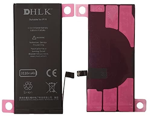 DHLK® Akku Batterie Ersatz kompatibel mit iPhone 11 - Optimale Leistung, verlängerte Lebensdauer/Kapazität 3110 mAh [2 Jahre Garantie]