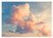 Fototapete Himmel mit Wolken Decke Sonne Pastell - inkl. Kleister - für Wohnzimmer Schlafzimmer Flur Vlies Tapete Vliestapete Wandtapete Motivtapeten Montagefertig (368x254 cm)