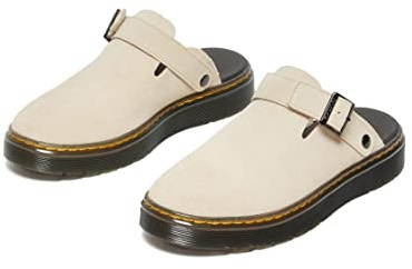 Dr. Martens Unisex Carlson Mule, Warm Sand Eh Suede Mb, 4 US Men