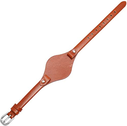 EKSIL Bracelets de montre en cuir véritable pour Fossil ES3077 ES2830 ES3262 ES3060 - Petit bracelet élégant pour femme, 8mm rose gold clasp, Agate