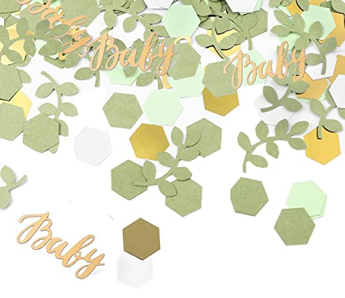 PINEPAN Konfetti für die Babyparty 100 Stück Konfetti Babyparty-Dekorationen für die Babyparty, Baby-Geschlechtsoffenbarung, Dschungel-Geburtstagsparty