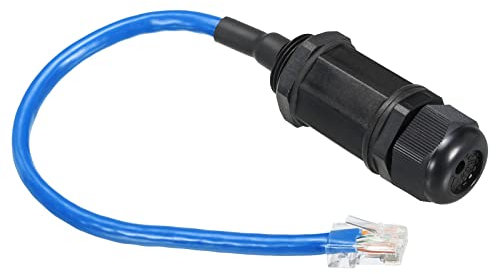 PATIKIL Maschio a Femmina Rete Cavo Estensione Filo M22 13 Lunghezza Impermeabile per Casa Ufficio Reti Blu