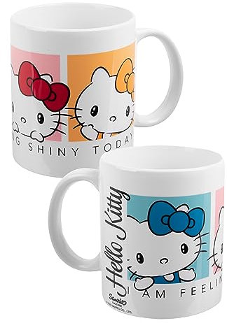 Hello Kitty - Tazza da caffè in porcellana, 320 ml