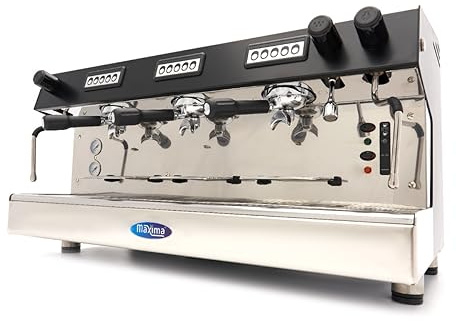 Maxima Gastro Espressomaschine - 3 Kolben - 540 Tassen pro Stunde