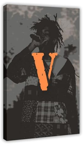 SinBii Playboi Carti Poster (10) Leinwand Poster Wandkunst Dekor Druck Bild Gemälde für Wohnzimmer Schlafzimmer Dekoration Rahmenstil 60 x 90 cm