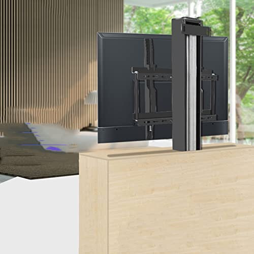 IBOWZ TV Stand Motorized Tv Mount, Telescopic Electric TV Lift With Auto Lifting, Fits 14-32 Inch TVs, Can Be Hidden In A Cabinet, Two Types Of Control