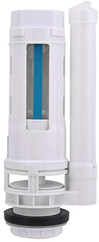 Toilet Dual Flush Valve Replacement, Toilet Cistern Flush Valve Push Button Toilet Cistern Flush System Parts Dual Flush Fill Toilet Cistern Inlet Drain Valve G1/2 (25cm)