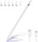 Stylus Stift für iPad 2018-2025, 3X Schnellladung, Eingabestifte mit Neigungserkennung & Palm-Ablehnung & Hohe Präzision, für iPad 11/10/9/8/7/6, Pro 11/12.9/13 M4, Mini 6/5, Air 5/4/3/M2 (White)