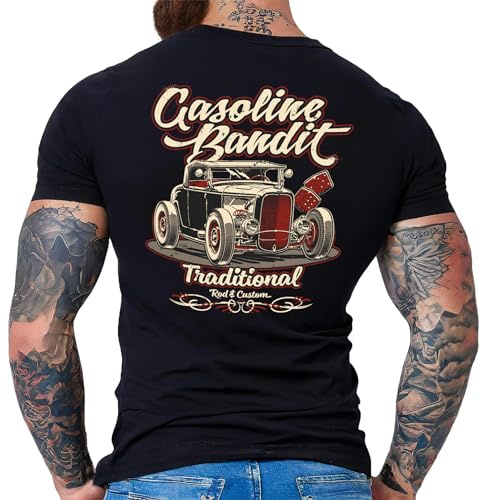 Herren T-Shirt für Rock'n Roll und Rockabilly Fans: Hotrod Traditional