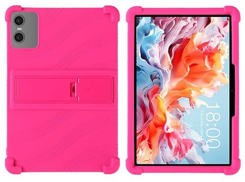 Per Teclast P30/P30T 10.1 pollici Tablet Case - Kids Friendly Soft Silicone Regolabile Stand Cover (Rosa)