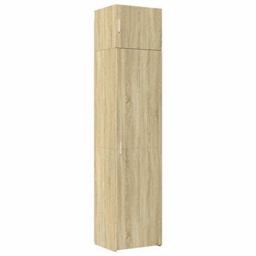 vidaXL Hochschrank Schmal Sonoma-Eiche 50x42,5x225 cm Holzwerkstoff