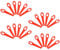 20 PCS Plastic Strimmer Blades - Replacement Blades 83mm for Bosch ART23 LI, Gtech ST04 ST05, Qualcast Mow N Trim, Sovereign Grass Trimmers, Durable PA6 Nylon Garden Mower Blades