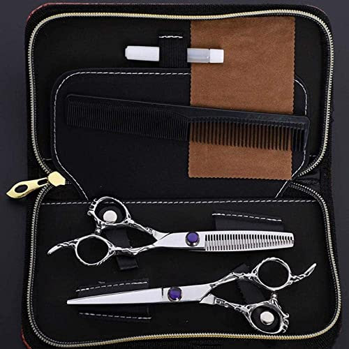 asdchZen Friseurschere 6.0 440C Friseurschere Professionelle Haarschere Für Frauen Und Männer Haarschneideschere Aus Kohlenstoffhaltigem Edelstahl