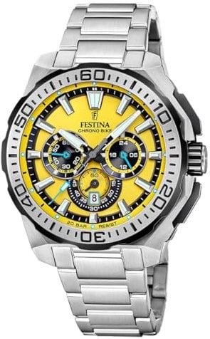 Festina Men's Yellow Watch