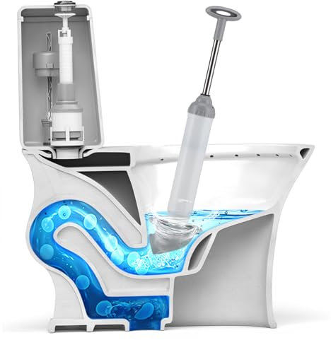 HOMSFOU Desatascador De Inodoro De Alta Presión Desatascador De Aire para Inodoro