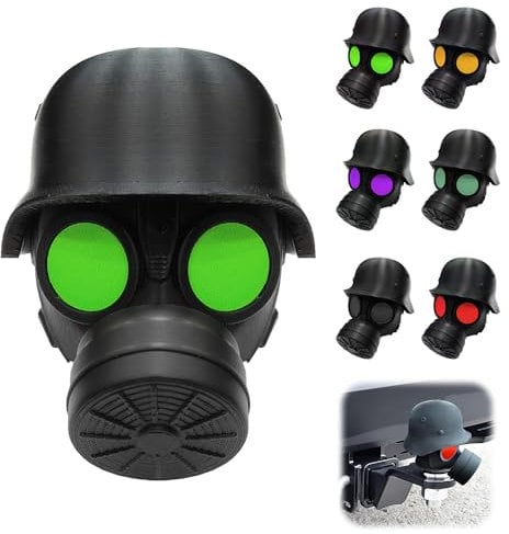 Abdeckkappe für Anhängerkupplung, mit 6 austauschbare Farben, Abdeckung Anhängerkupplung Lustig, Kappe für Anhängerkupplung, Anhängerkupplung Schutz, für Anhängerkupplung Auto Trimmen,